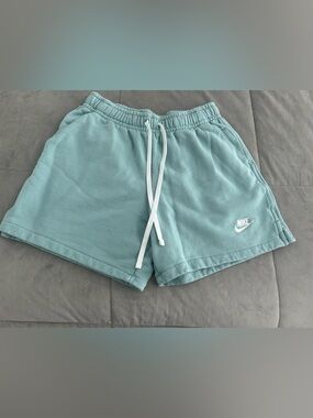 Nike Women’s Light Teal Athletic Drawstring Shorts
